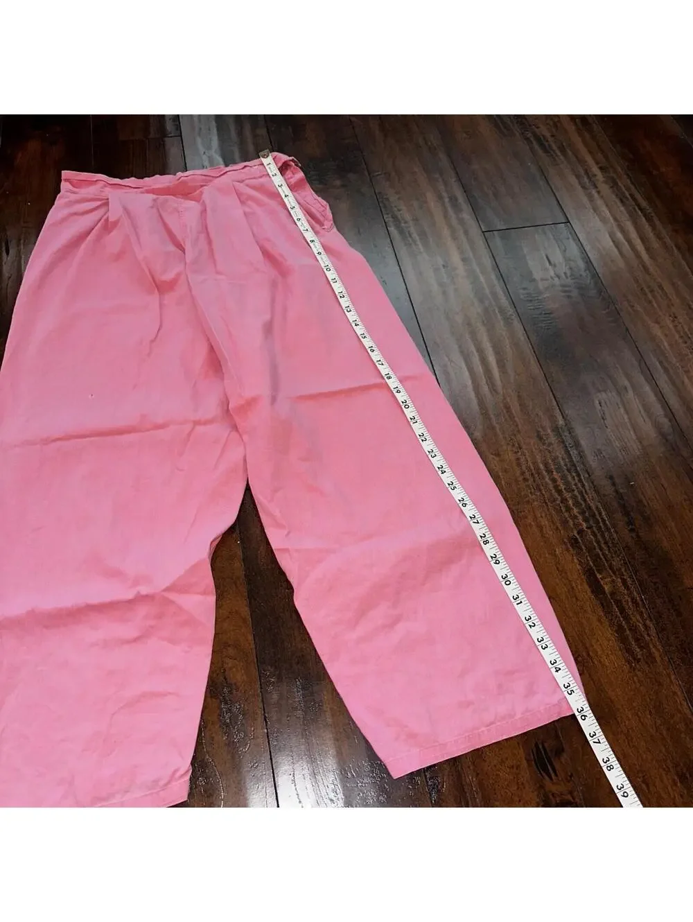 Vintage 50s 60s Tommies Sanforized Sleepwear Pajamas Pair Pants Top Cotton Pink